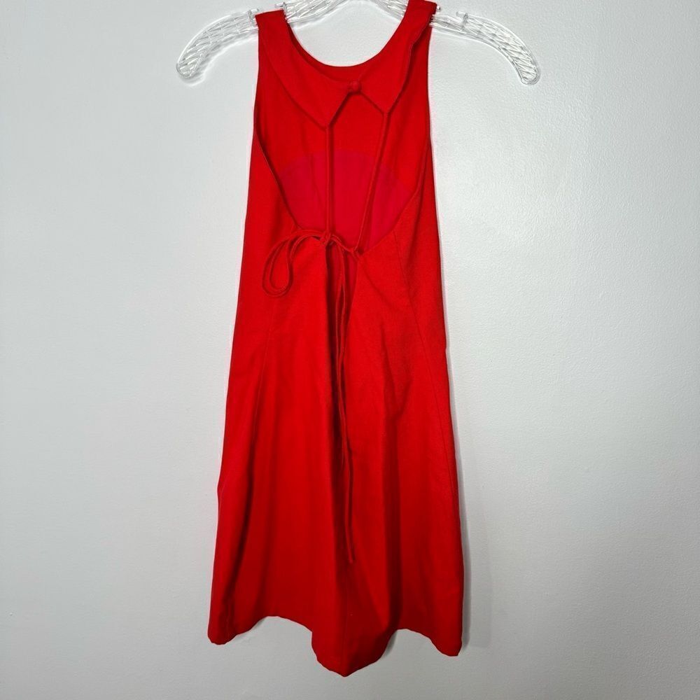Superdown red open back mini dress size XS